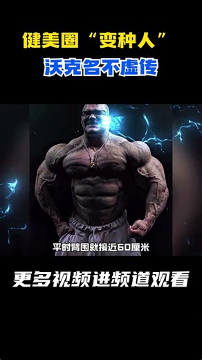 Walker, the "mutant" of the bodybuilding world, truly lives up to his name. #fitness #bodybuildin...