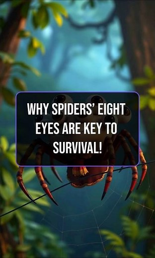 Why Spiders’ EIGHT Eyes Are Key to Survival!