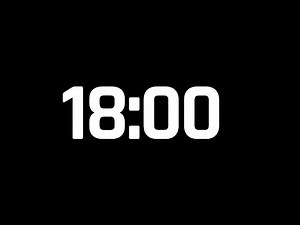 18 MINUTES Countdown Timer with LOUD Alarm 🔔 (18:00)