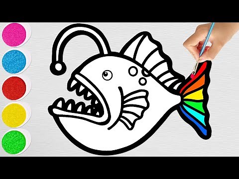 How to Draw an Anglerfish | Easy Step-by-Step Tutorial