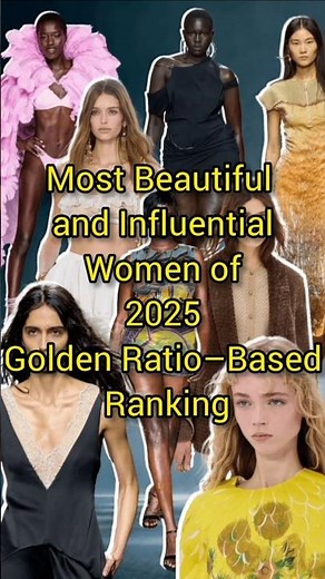 🌟 Top 10 Most Beautiful Women in the World 2025 – Golden Ratio Rankings 🌟#allbuzzdata