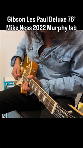 Miraldo Vidal on Instagram: "G#Gibson Les paUl delUxe 76’ Mike Ness signature 2022 Murphy lab @gibsonguitar @gibsonguitar #gibson #gibsonguitars #gibsonlespaulcustom #love"