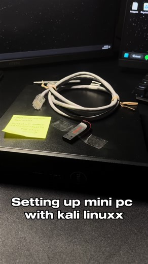 Seting up kali linuxx#kali #linux #tech #cybersecurity #pc