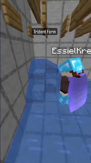 Making easy Trident farm in Minecraft