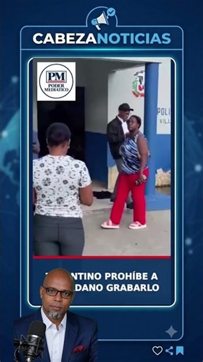 TOLENTINO LE PROHIBE A UN CIUDADANO GRABAR