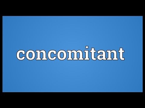 Concomitant Meaning