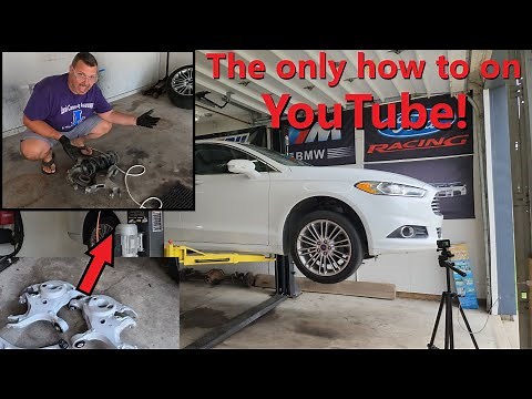 How to replace Ford Fusion rear lower control arms | Only how to video on YouTube!