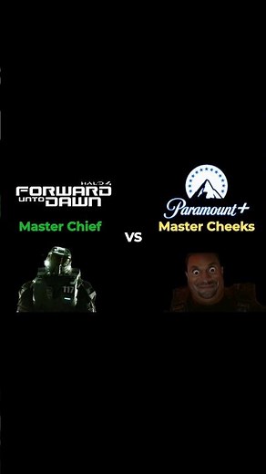 Halo Forward Unto Dawn Master Chief vs Halo The Series Master Cheeks #forwarduntodawn #halotheseries