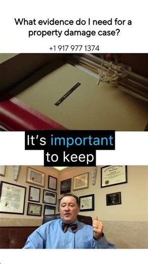 What evidence do I need for a property damage case?