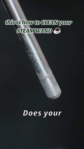 This is how to give your steam wand a nice deep clean ✊️☕️ if you own a shop do this every night - if it's just you at home do it once a week! #barista #homebarista #espressomachine