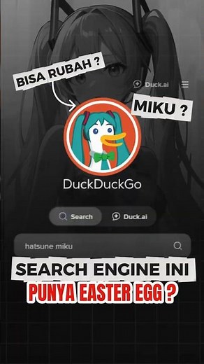 Try typing this name into DuckDuckGo, and the logo will change immediately.