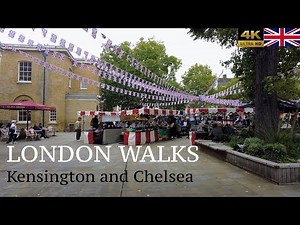 London City Walk 2025 | 4K HDR Walking Tour (with commentary) | Kensington and Chelsea