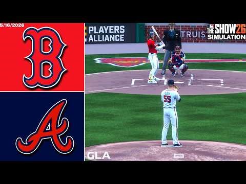 Braves vs. Red Sox Simulation | 5/16/26 | MLB The Show 26 PS5 Gameplay