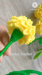 91K views · 1.6K reactions | Crochet Marigold flower  Full video tutorial on YouTube Gonkui Crochet #fbreels #reels #crochetflower #crochettutorial #crochet | Gonkui Crochet & Chapa crochet craft | Facebook