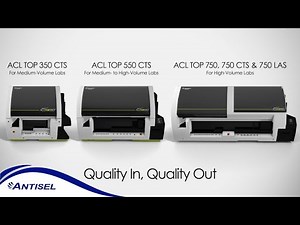 Hemostasis Testing Systems: ‪@Werfen_NA‬ ACL TOP Family 50 Series Advantages for Labs | ANTISEL