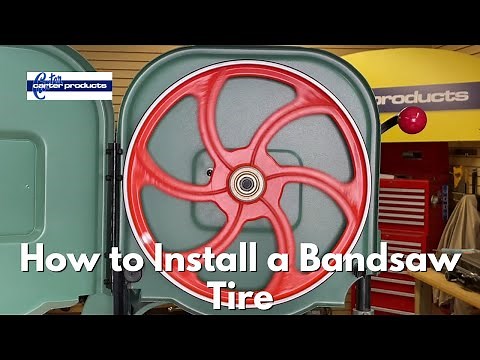 How To Install a Bandsaw Tire in 8 EASY Steps