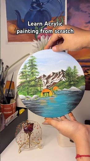 Learn Acrylic painting #art #artclass