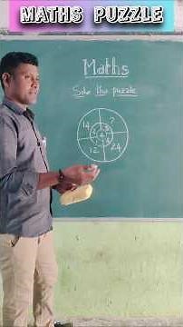 Solve this maths puzzle #Math puzzles #maths #puzzle #mathpuzzle