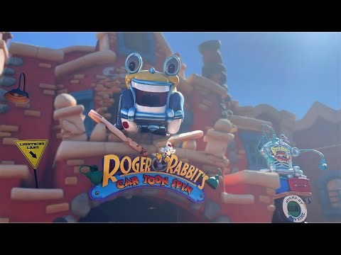 Roger Rabbit's Car Toon Spin - On-Ride POV | Disneyland California