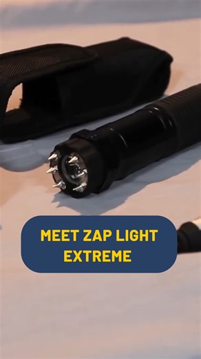 More than a flashlight. More than a stun gun. The Zap Light Extreme blinds, burns, and stops in one move.  5 hours of blinding LED power. ⚡ 1 million volts of pure stopping force.  Six sharp electrodes that make it personal. Light up trouble—and shut it down. #ZapLightExtreme #PowerInYourHands #LightAndStrike #PSProducts | Personal Security Products | Facebook