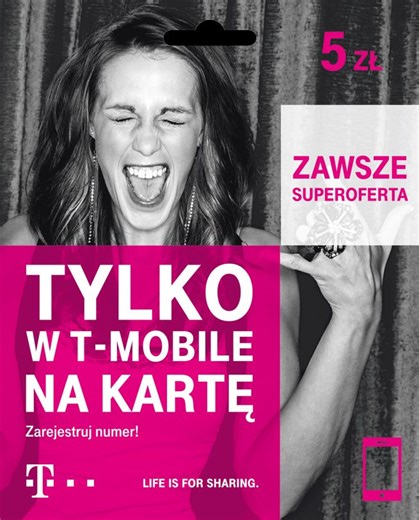 T-Mobile Polska na kartę: rozmowy, SMS-y no limit i 10 GB internetu za 25 zł