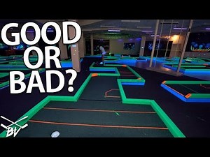 LOTS OF MINI GOLF HOLES IN ONE AT THIS "INTERESTING" MINI GOLF COURSE | Brooks Holt
