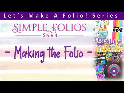 pt1: Let's Make A Folio!!! Series - Constructing The Folio
