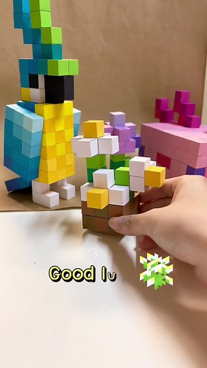 Create Stunning Azure Bluet Papercraft in Minecraft Style