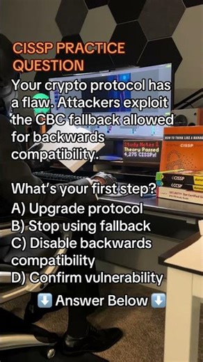 CISSP Question: CBC Mode Vulnerability Fix