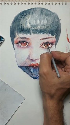 How to draw a girl face step by step #art #drawingstyles #drawingtechniques