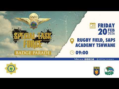 Special Task Force Badge Parade