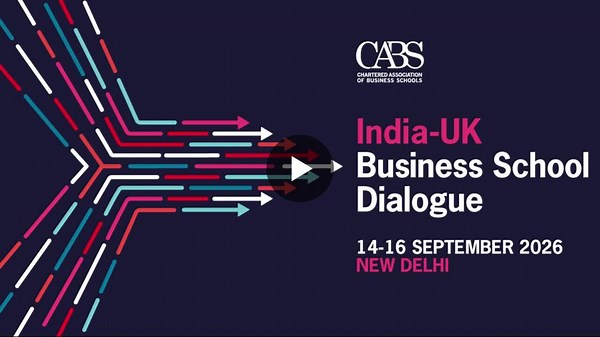 India UK Dialogue 2026 announcement from CharteredABS CEO, Flora Hamilton | Chartered Association of Business Schools