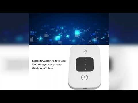 Review: 4G LTE Unlocked Hotspot Device, Mobile Hotspot Router with SIM Card Slot, Up to 150Mbp...
