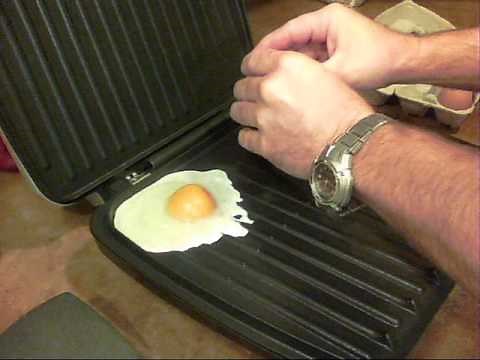 How to "Fry" Eggs on the George Foreman Grill.