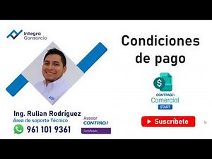 Condiciones de pago en Contpaqi Comercial Start