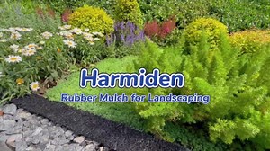 2 Pack Rubber Mulch for Landscaping Recycled Rubber Mulch Mat Roll Black Permanent Edging Border 120” x 4.5”