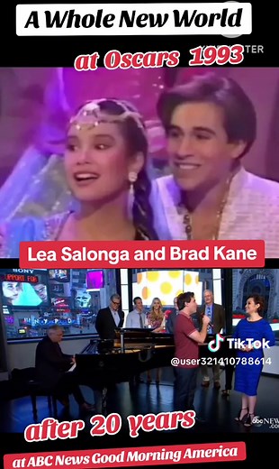 Lea Salonga and Brad Kane Sing 'A Whole New World' at Oscars 1993