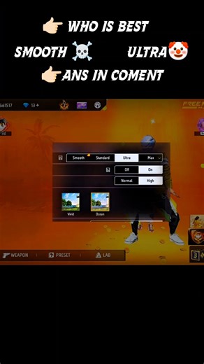 Smooth Graphics Gameplay is Better Than Ultra? 😱 | Free Fire Settings