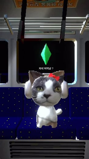 까만코 코코 ✌︎('ω')✌︎ on Instagram: "코코도 지하철 탑승 🚊🙌🏻"