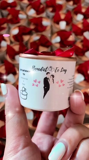 Unique Wedding Favors with Personalized Tea Tins | Y2024 Favorites
