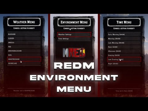 RedM Environment Menu: Ultimate Weather & Time Control Script for Red Dead Redemption 2 Servers
