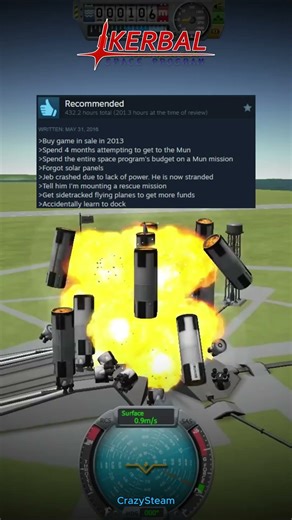 "Kerbal Space Program" - Funny Steam Reviews!? #kerbalspaceprogram #steamreviews #gaming