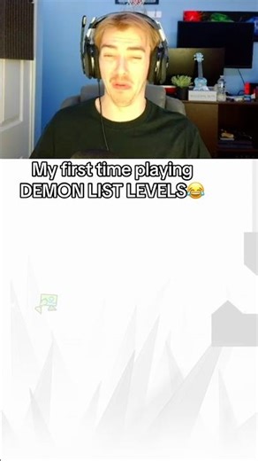 My first time playing DEMON LIST LEVELS in Geometry Dash😂