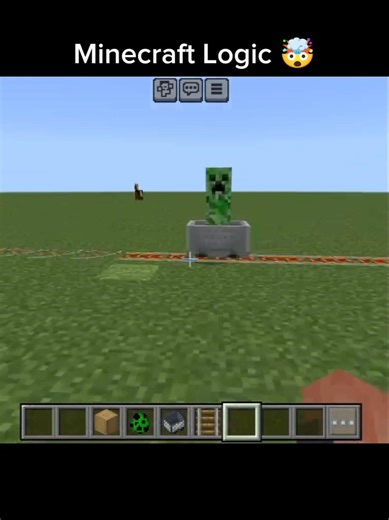Minecraft Logic 🤯🔥 #minecraft #shorts #viral