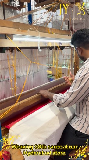 JYVS Handloom Store on Instagram: "Happy to share with all that we have started weaving 38th saree at our Hyderabad store . . 📍Store Location in bio. Gandhinagar, Hyderabad. 📲Drop a message on 9951222280 to place your order. . . Note : The colors you see on your device may slightly vary due to the difference in the individual’s screen/brightness. . . #jyvs #jyvshandloomstore #jyothiyasala #jyvshandloomstore handwoven weaversofindia hyderabad kanjeevaram"