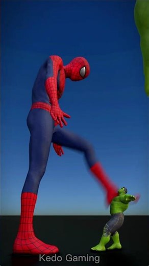 Giant Hulk vs Giant Spider-Man! 😱 Who is Bigger?(هالك العملاق ضد سبايدرمان! من الأكبر؟)