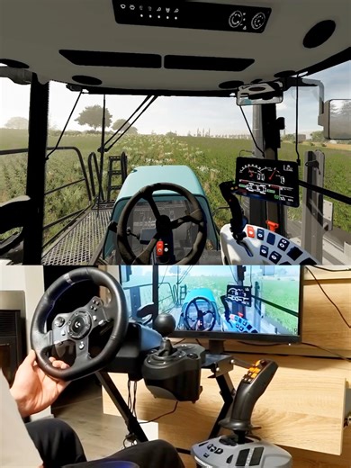 Farming Simulator Berthoud 36m sprayer Logitech Steering Wheel Thrustmaster Farmstick #dkgc #fs22
