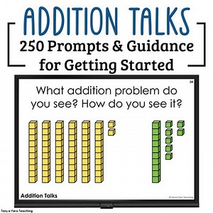Addition Talks Number Talks Fact Fluency Subitizing Grades 2-5