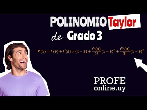 ▶ POLINOMIOS de TAYLOR 🥇 Ejercicio RESUELTO y Explicación del Polinomio de Taylor de Grado 3