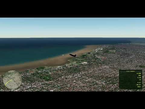 Simulación de vuelo sobre Buenos Aires - Python & Cesium Ion
